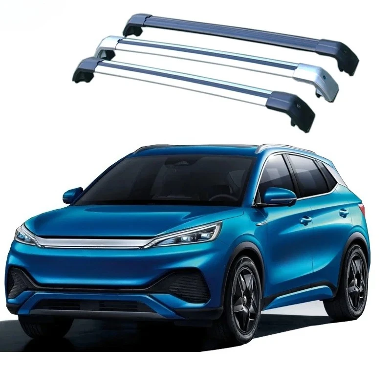 

2Pcs Roof Bars for BYD Yuan Plus / Atto 3 2022+ Aluminum Alloy Side Bars Cross Rails Roof Rack Luggage Carrier