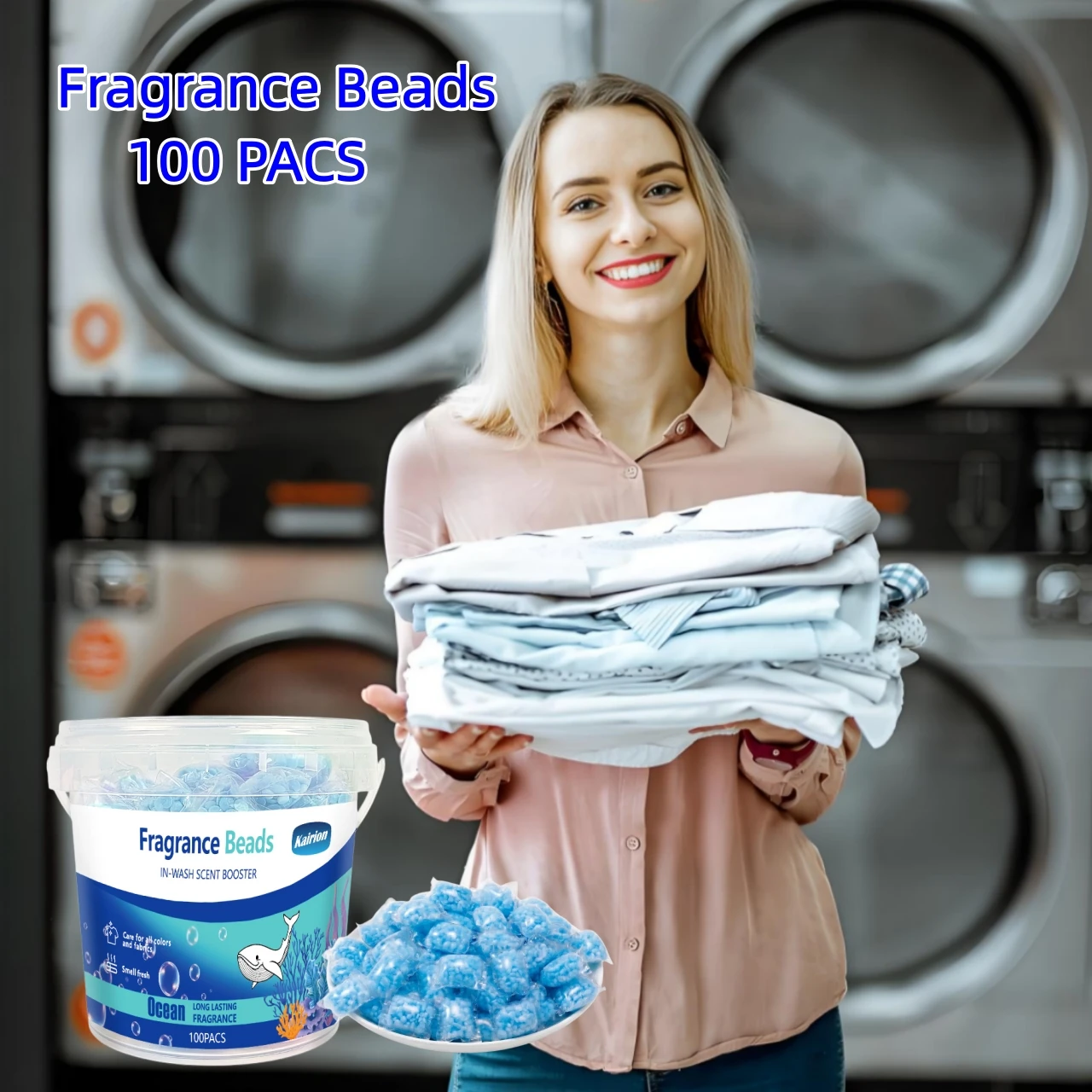 100 Fragrance Beads Marine Fragrance Laundry Detergent Laundry Powder Laundry Companion Clothing Fragrance Enhancer