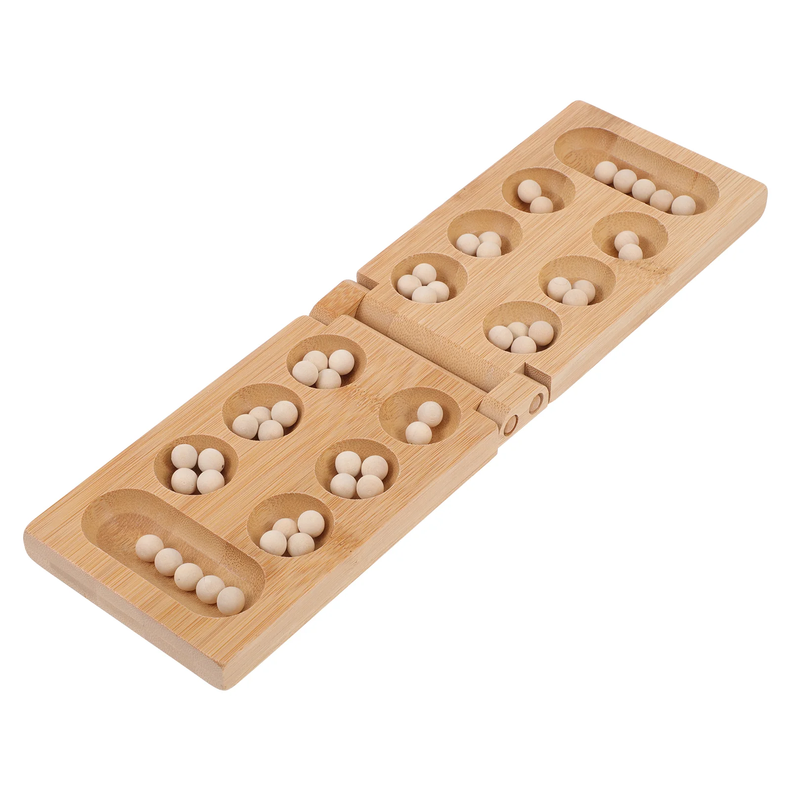 Mancala Thinking Puzzle Game Toy Early Education Chess Kids Creative Children Aldult Bamboo Plaything