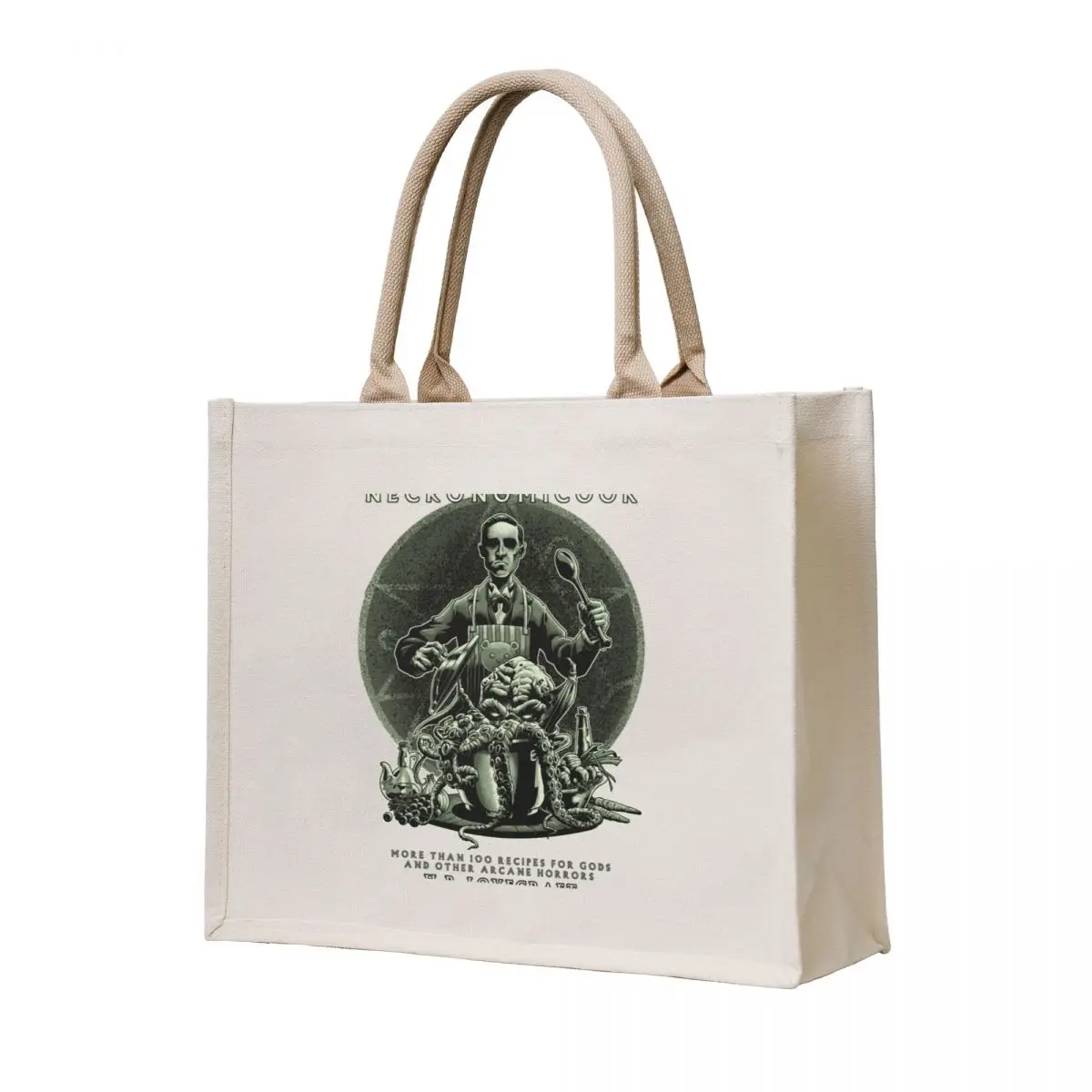 

Necronomicook Tote Bag bag for beach supermarket folding bag Handbags women
