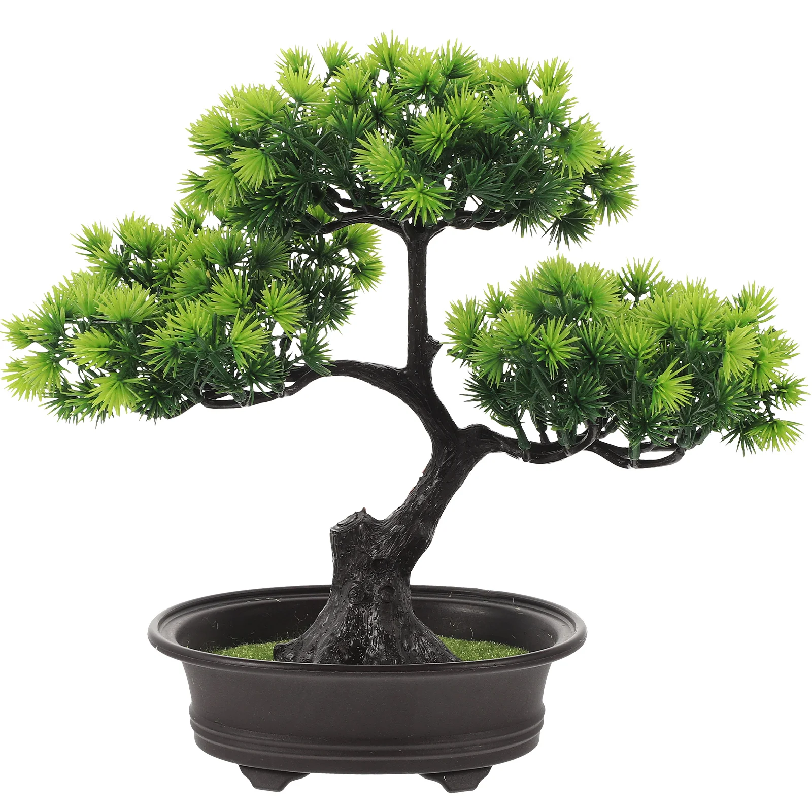 

Stylish Artificial Bonsai Tree Decor Guest-Greeting Pine Realistic Small Fake Pine Bonsai For Home Office Hotel Indoor Garden