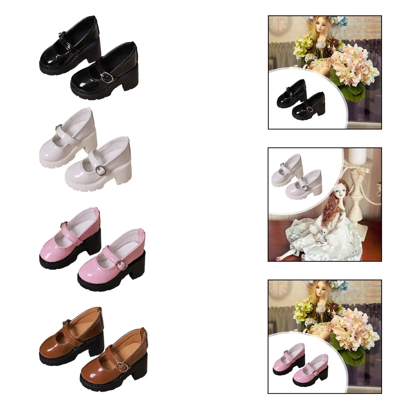 

1/4 Heeled Shoes Costumes DIY Educational Fashion Hands on Doll Decoration