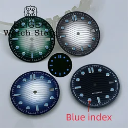 BLIGER 31mm Gradient Colo Dial Date Window Blue Luminous Gradient Black/Blue/Green/Grey  Fit NH35 NH36 Automatic Movement