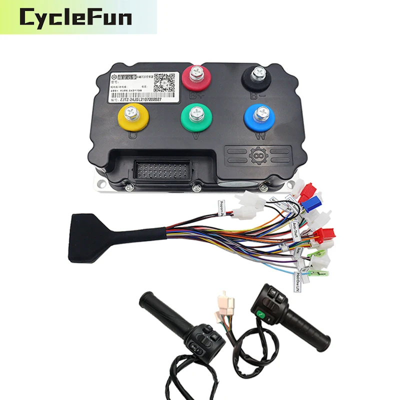 

Fardriver ND72300 48V-72V 100A 2KW-3KW PMSM Hub Sine Wave Hall Motor Controller with T08 Throttle Conversion Kit for Ebike