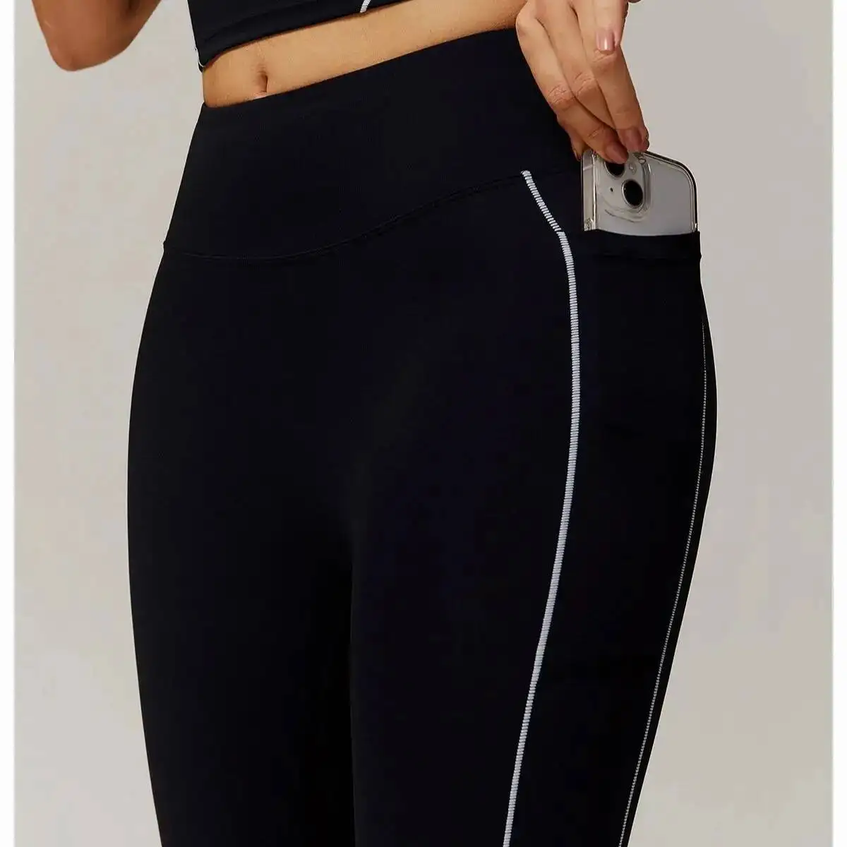 

Женская спортивная одежда с высокой талией для йоги, фианес-тренировок, женская тонкая спортивная одежда, быстросохнущие брюки для бега