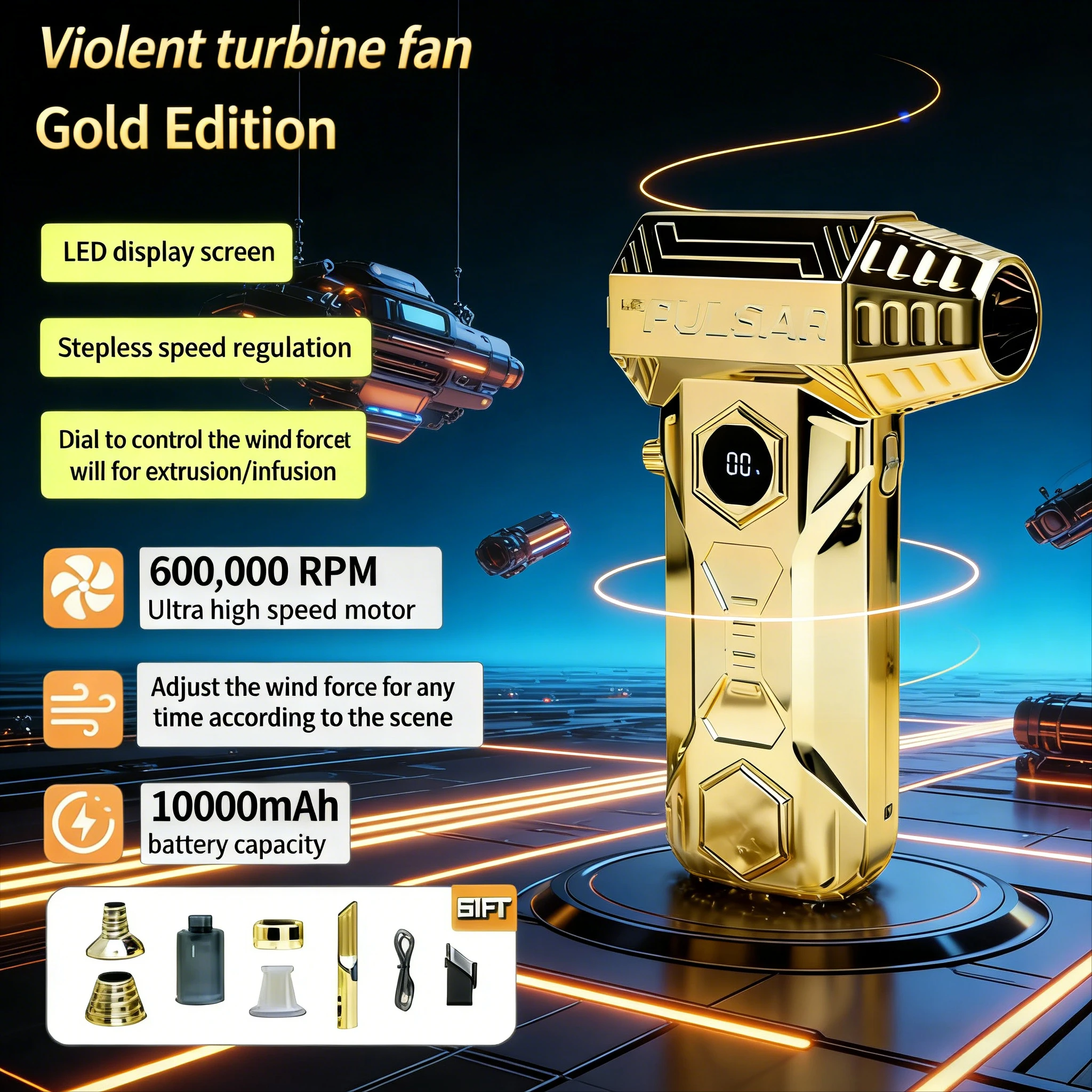 

X11 All-Scene 2-in-1 Duster – 900K RPM Brushless Blower & Vacuum Cleaner