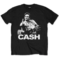 Johnny Cash Unisex T-Shirt Finger