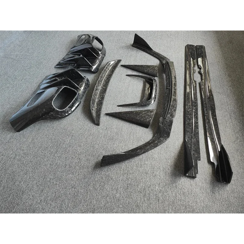 

DMC Style Forged Front Lip, Side Skirt, Rear Diffuser, Spoiler and Hood Decoration Body Kit for F12 Upgrade