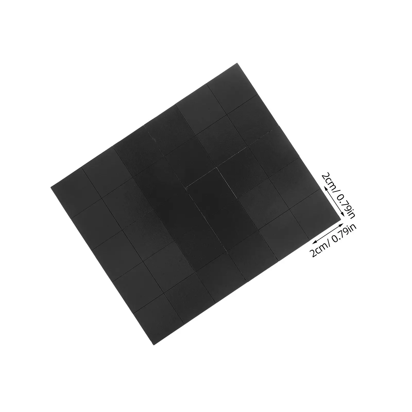 90Pcs Magnetic Rubber Self Adhesive Squares for Classroom Teaching Tools DIY Whiteboard Office Fridge Organization