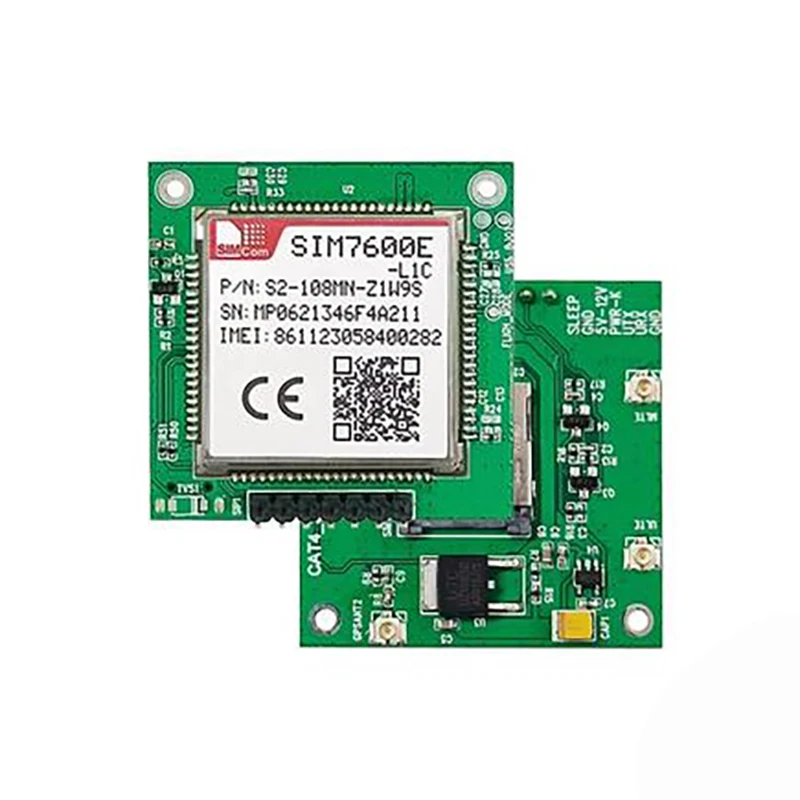 Carte d'installation de développement SIMCOM SIM7600E-L1C la carte d'essai de noyau de CAT1 + GNSS