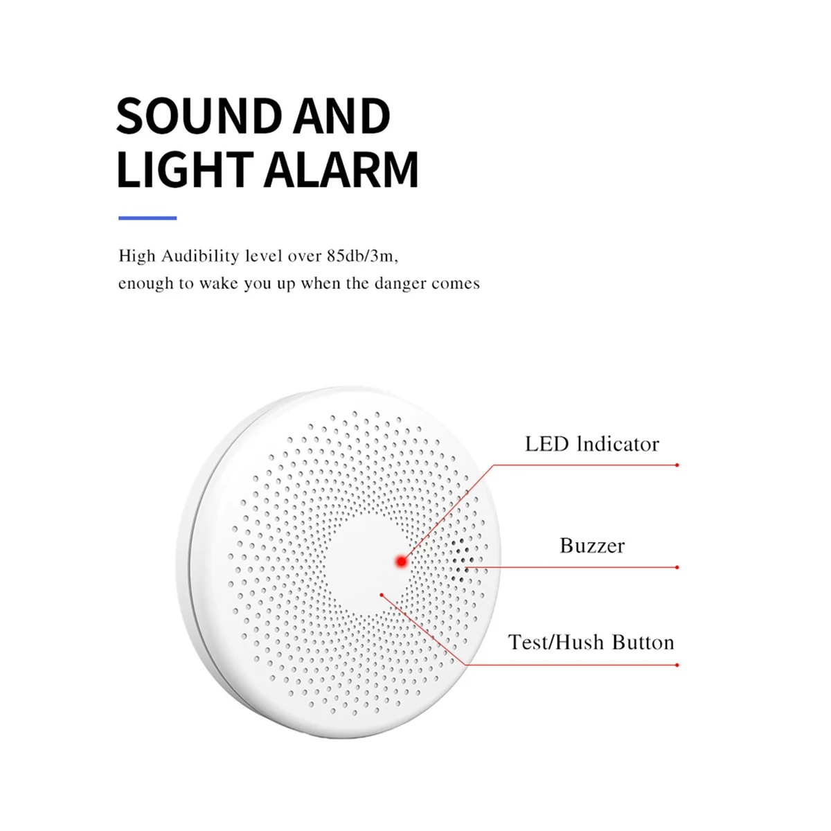 2 in 1 Version WiFi Function Smart Life Smoke Detector Sensor & Carbon Monoxide Co Gas Detector Smoke Fire Sound Alarm