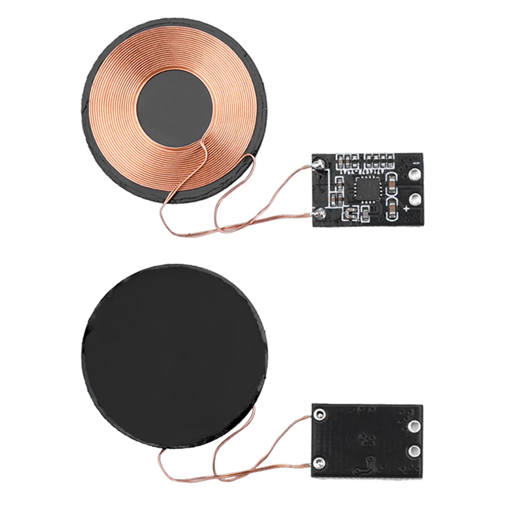 5V 3/5W Carregador sem fio Módulo receptor de carregamento sem fio Recebendo PCBA Board Power Supply Coil para o telefone móvel 600mA 1A