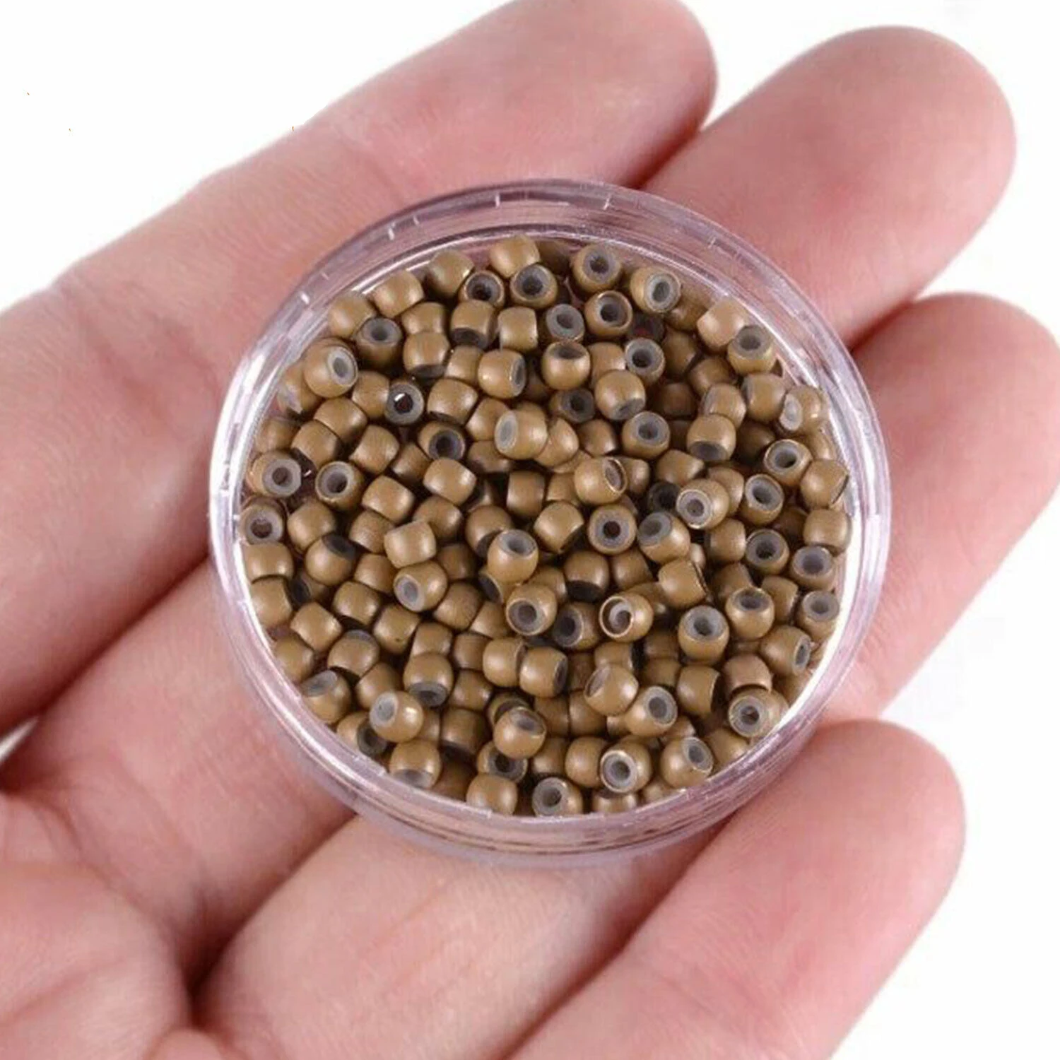 3.0MMNano RingHair Extension Silicone NANO Bead Silicone Lined Micro Rings ForNano Tip Hair Extensions1000units Nano Micro Ring