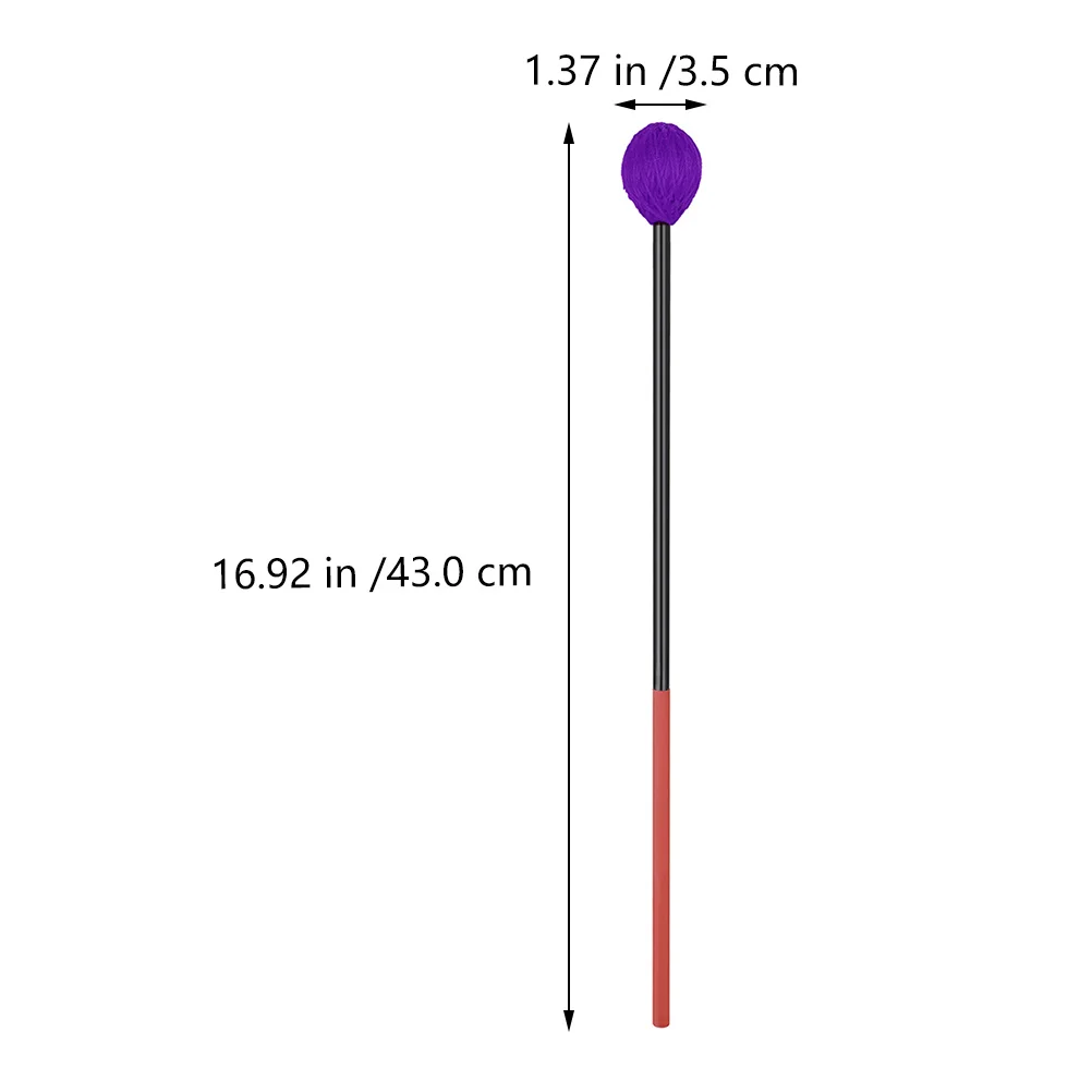 

2Pcs Professional Marimba Hammers with Enhanced Sound Control Carbon Fiber Xylophone Mallets for Percussion Instruments