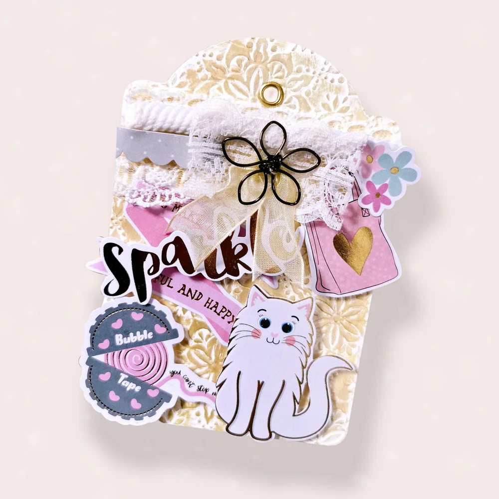 Creative Path 186pcs Cheerful Melody Scrapbooking Die Cuts Shapes Paper Die Cuts Ephemera Embellishments For Journaling Crafting
