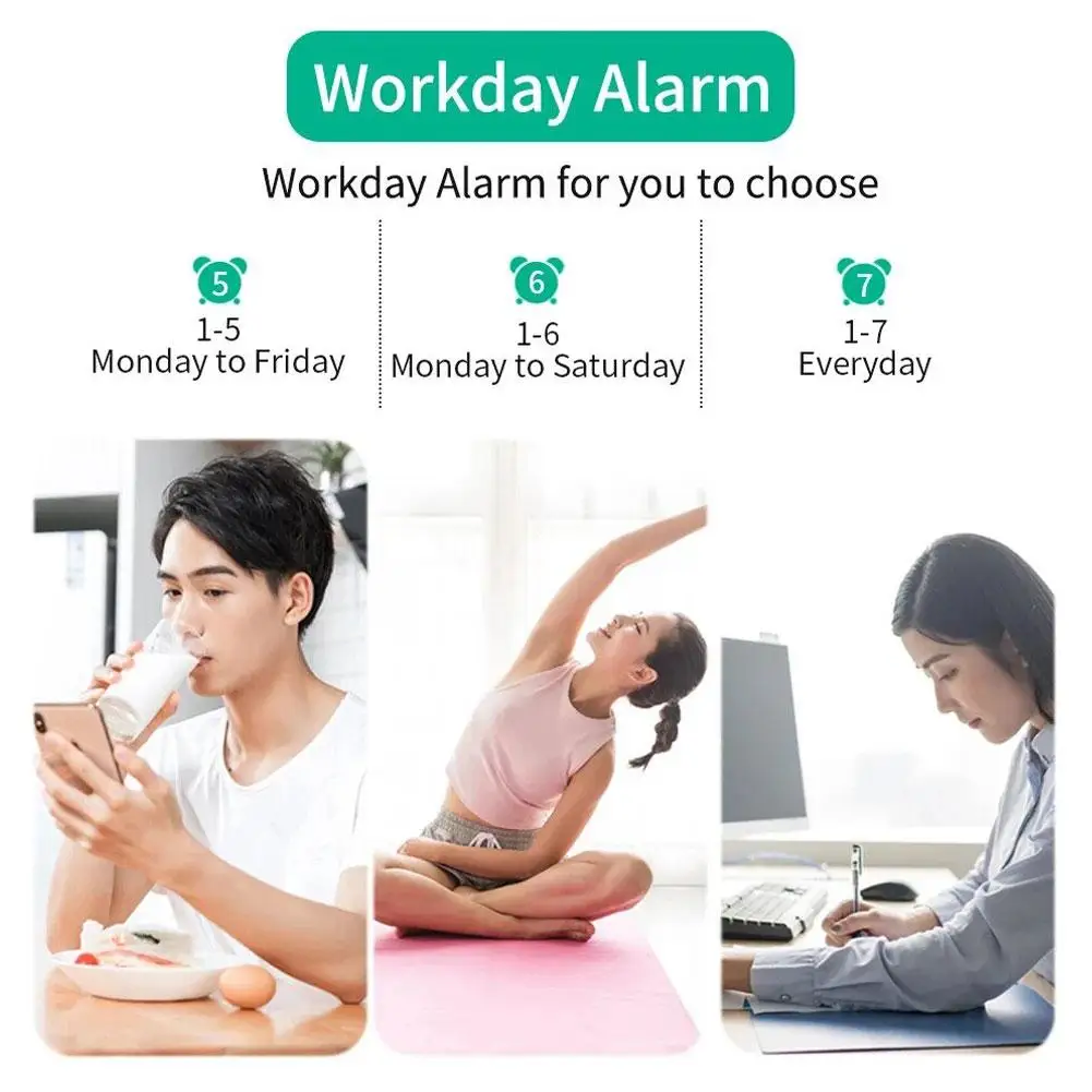 الإسقاط على مدار الساعة العارض عرض الخلفية غفوة ساعة السقف مع ساعة درجة حرارة الوقت للمنزل LED منبه رقمي على مدار الساعة #4