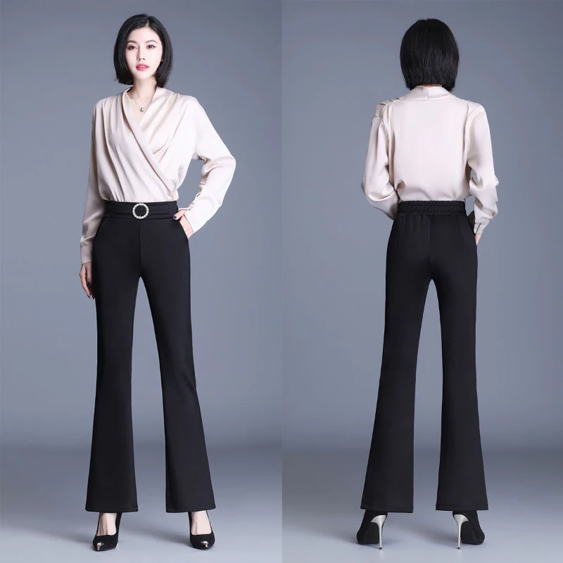 女性のズボン流体 Y2k ストリートスラックス原宿トレンド 2025 Xxl ヴィンテージクラシック韓国ファッション G カジュアル女性のパンツフレア