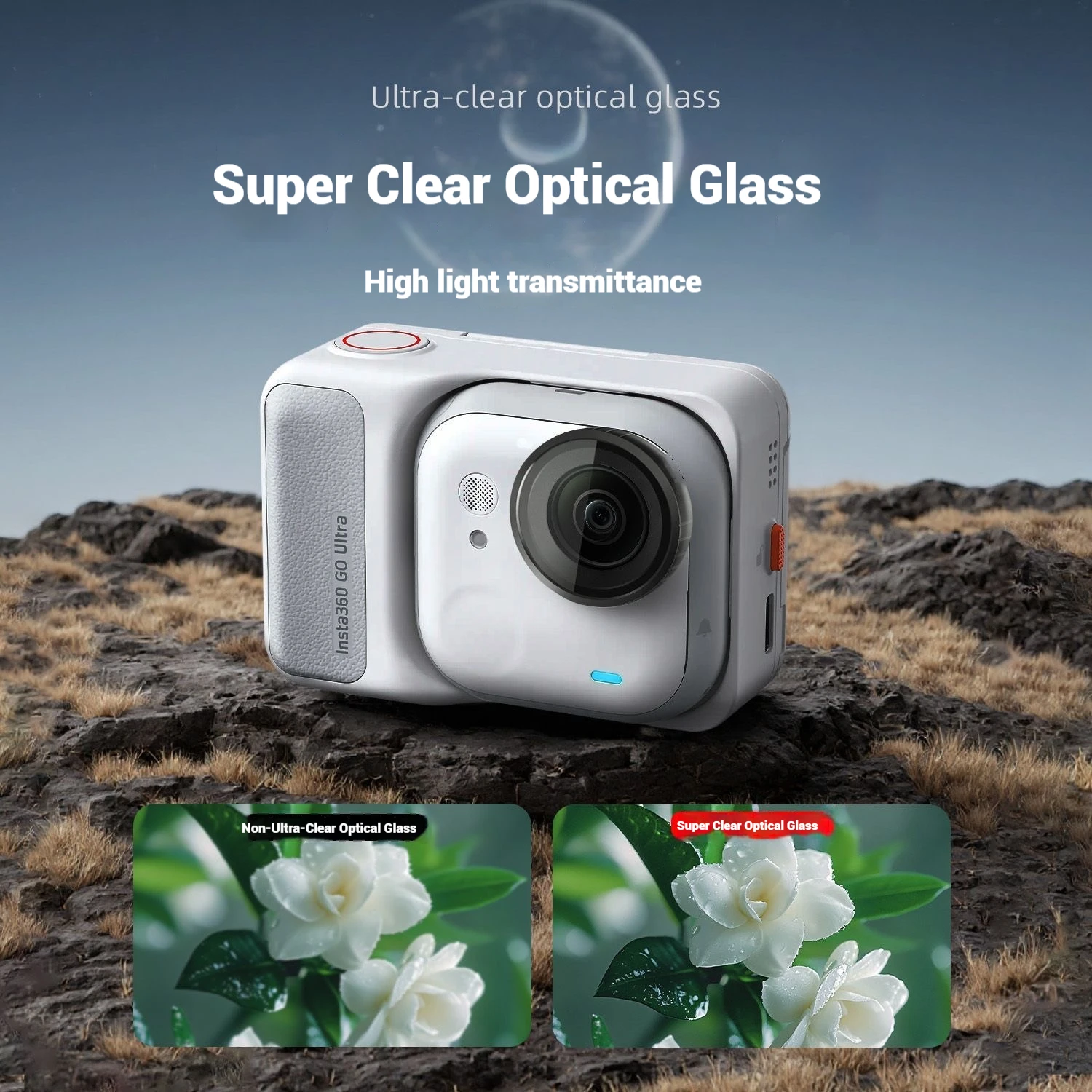 مرشح عدسة زجاجية بصرية JSR لمرشحات فيلم Insta360 GO Ultra Night CPL Black Mist Star ND لملحقات كاميرا Insta360