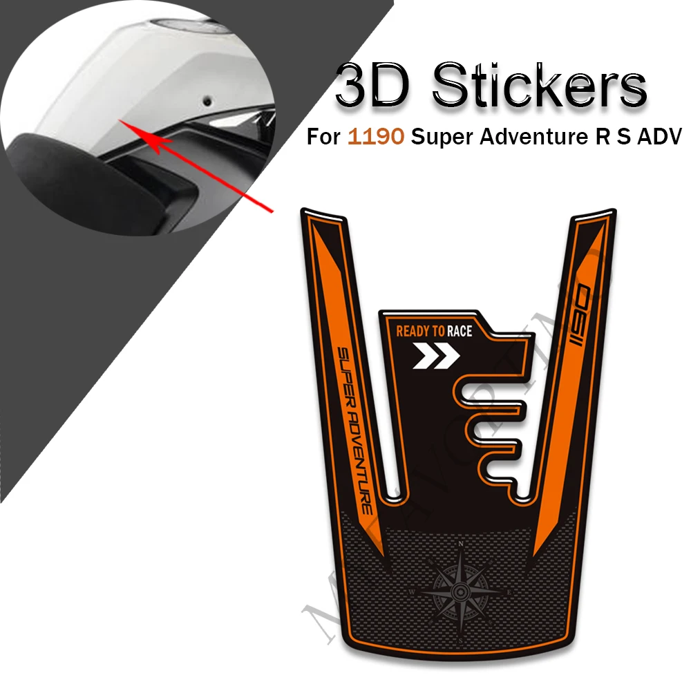 

For 1190 Super Adventure R S ADV Motorcycle Tank Pad Side Grips Gas Fuel Oil Kit Knee Protection 3D Stickers Decals