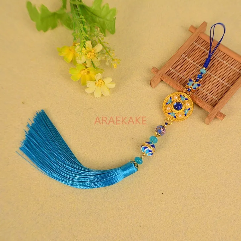 Abito cheongsam classico in stile cinese, pendente lungo con nappe, cornice in stile retrò, fibbia per colletto, ornamento etnico