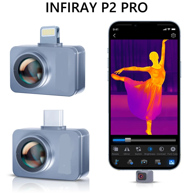 Thermal Master P2 pro Thermal Camera 512*384 Super Resolution Infrared Thermal Imaging Camera FOR Home HVAC Inspect