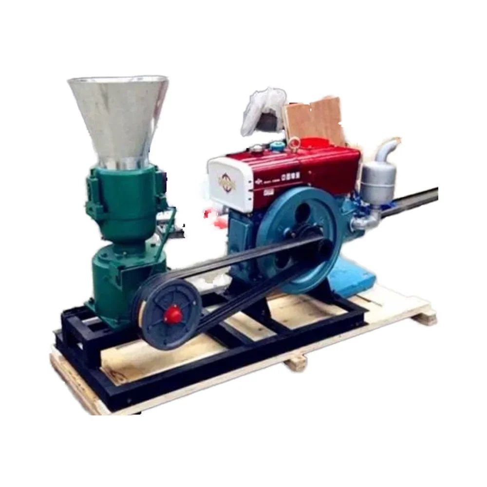 Popular Product Diesel Farm Steel Feed Pallet Maker Automatic Motor Feed Pellet Machine Feed Breeding