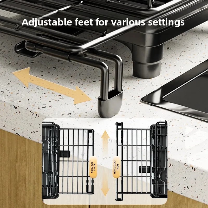 طبقة مزدوجة وعاء المطبخ Ra استنزاف حامل كونترتوب لا يوجد علامة تجارية مسجلة صنع في الصين #4