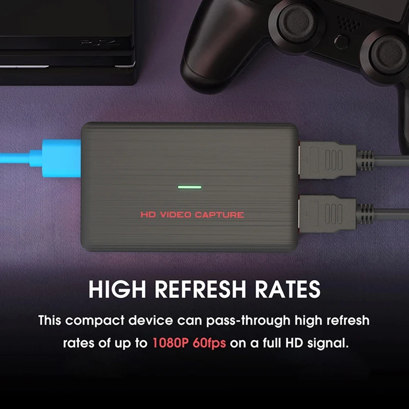 

USB 3.0 HD Game Video Capture Card 1080P 60FPS Game Recording Box Device Live Broadcast