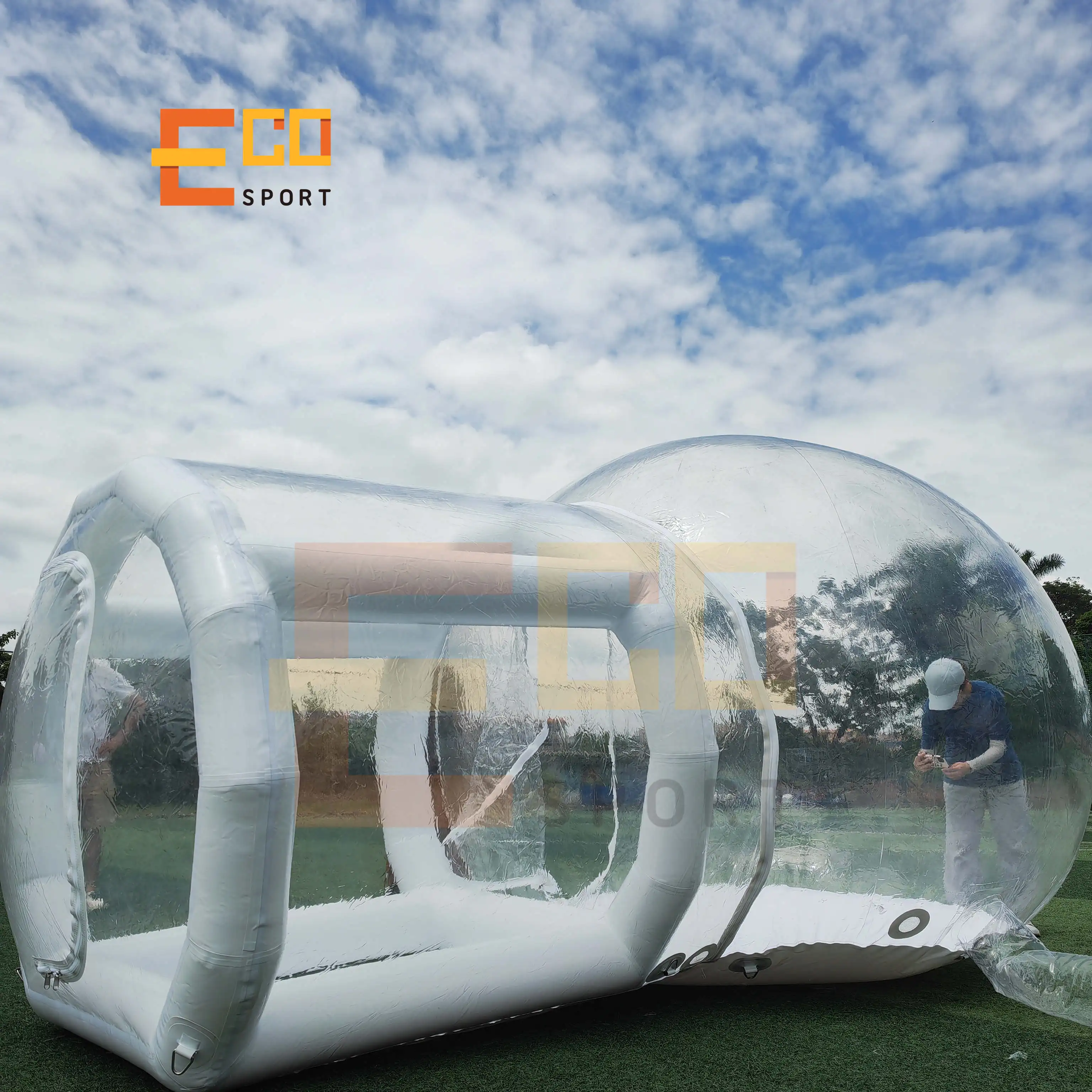 Commerciële Kwaliteit Pvc Opblaasbare Moderne Bubble House Luchtballon Bellentent Voor Feest/Evenement/Bruiloft Te Koop