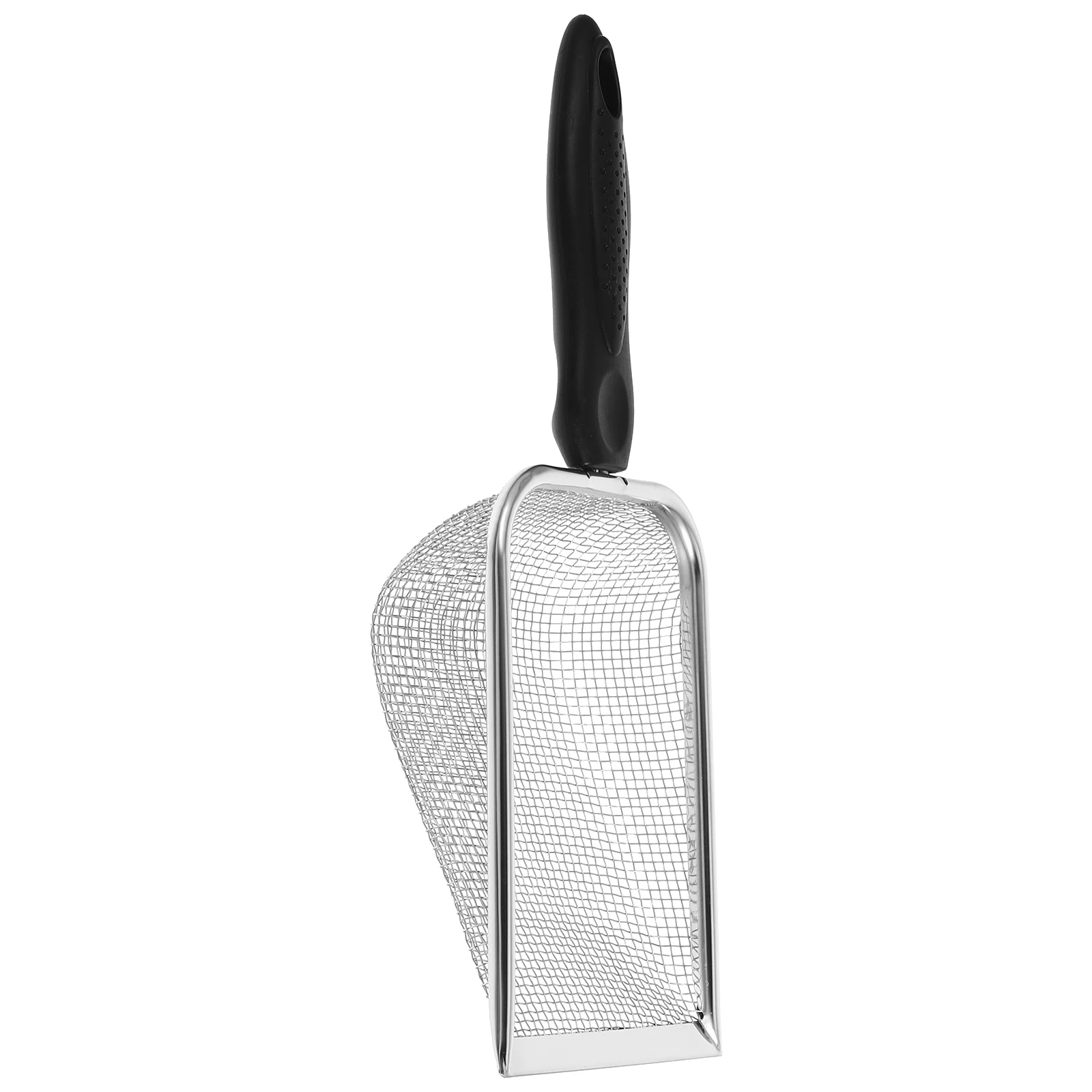 

Cat Litter Shovel Long H Sifting Scoop Heavy Duty Stainless Steel Mesh Design Multifunctional Pet Tool Kitchen Bar Utensils