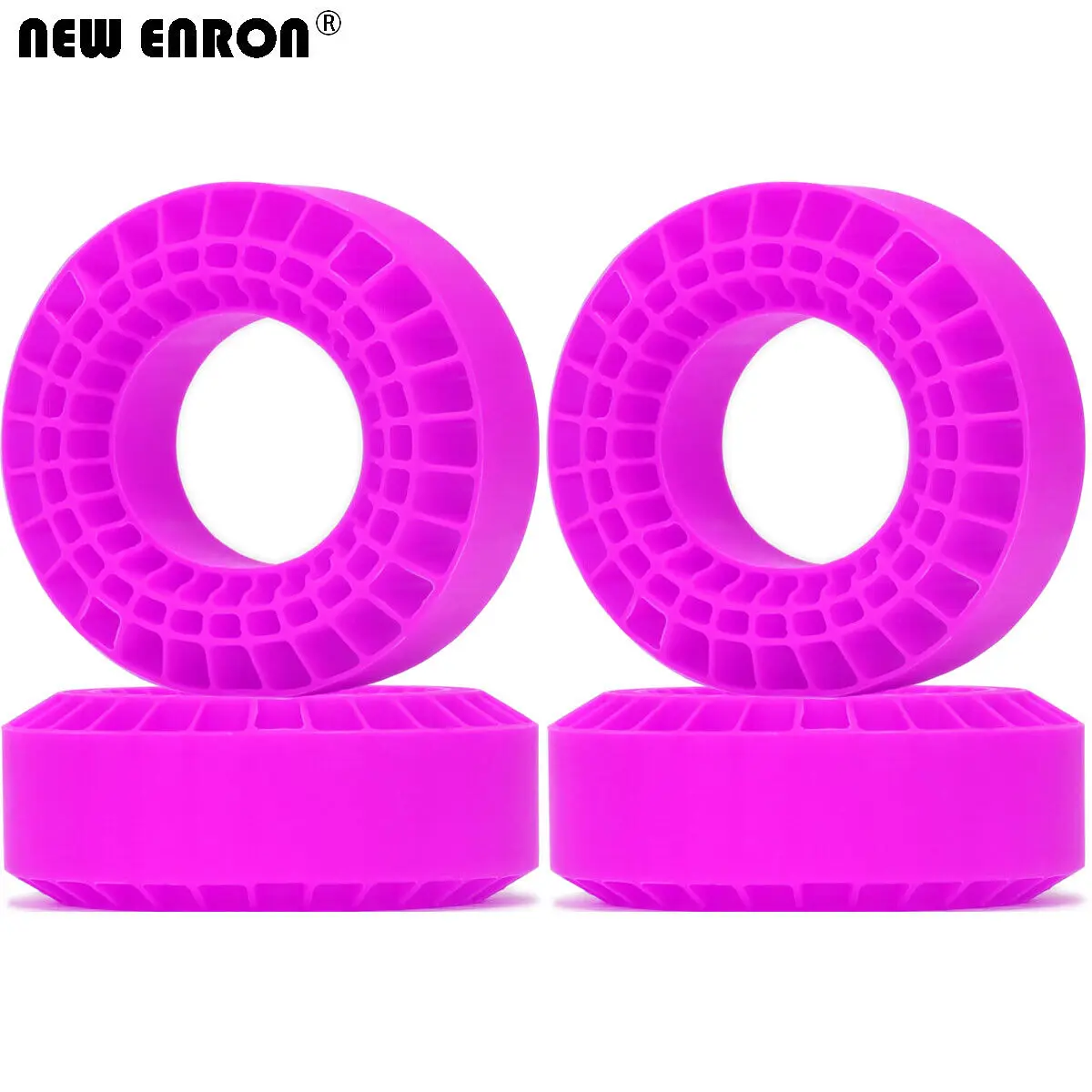 Silicone Rubber Softest/Hard Insert Foam 115-120mm 1.9 inch Wheel Tires Tyre for 1/10 RC Crawler Car Axial