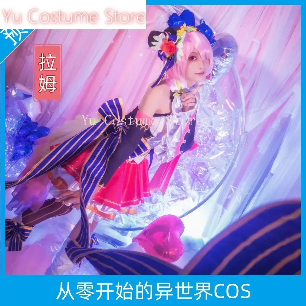 Yu Costume Anime! Re:Life in a different world from zero Ram Rem Idol Lolita Uniform Cosplay Costume Halloween Suit For Women