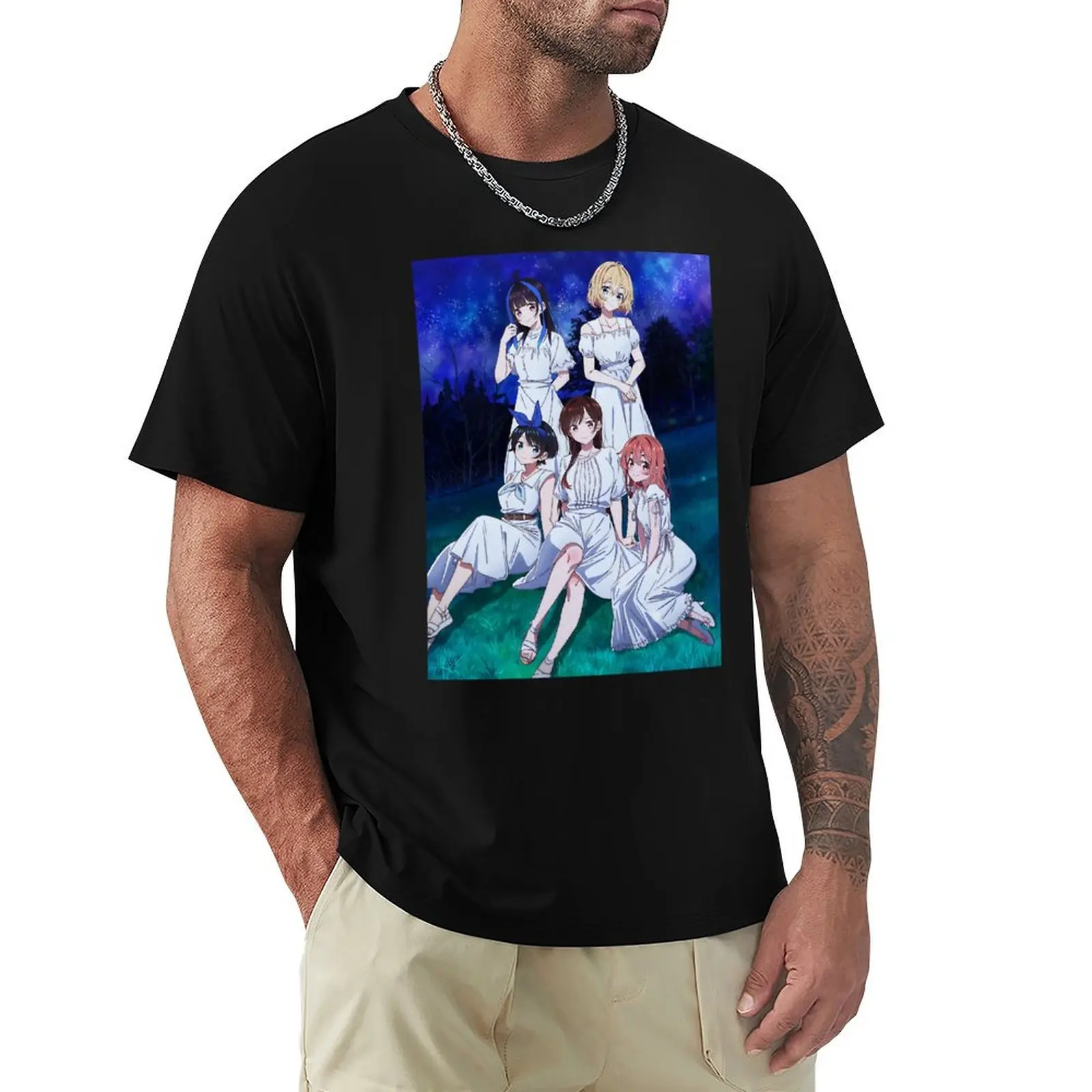

Kanojo, Okarishimasu anime - Rent A Girlfriend T-Shirt cute clothes graphics vintage black t shirts for men