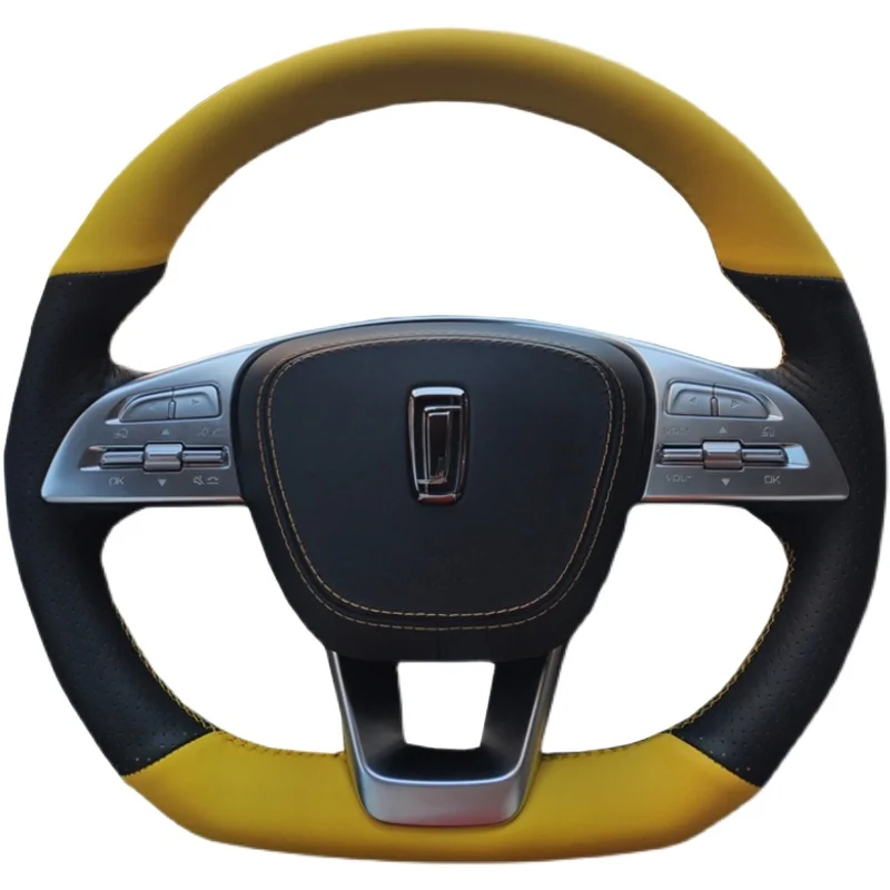 For bestune B50 B70 x40 X80 T33 T55 T77 T99 Customized leather hand sewn steering wheel cover car interior accessories