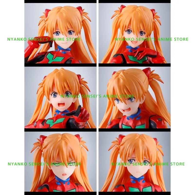 Bandai SHF néon Genesis Evangelion: nouvelle édition théâtrale EVA Asuka Langley Shikinami figurine Anime modèle jouet à collectionner
