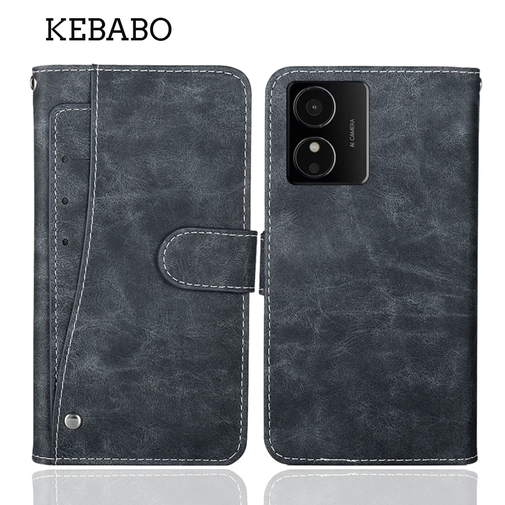 محفظة جلدية HMD Arc Case أزياء فاخرة واقية تخصيص غطاء بطاقة الهاتف المحفظة نمط الكتاب