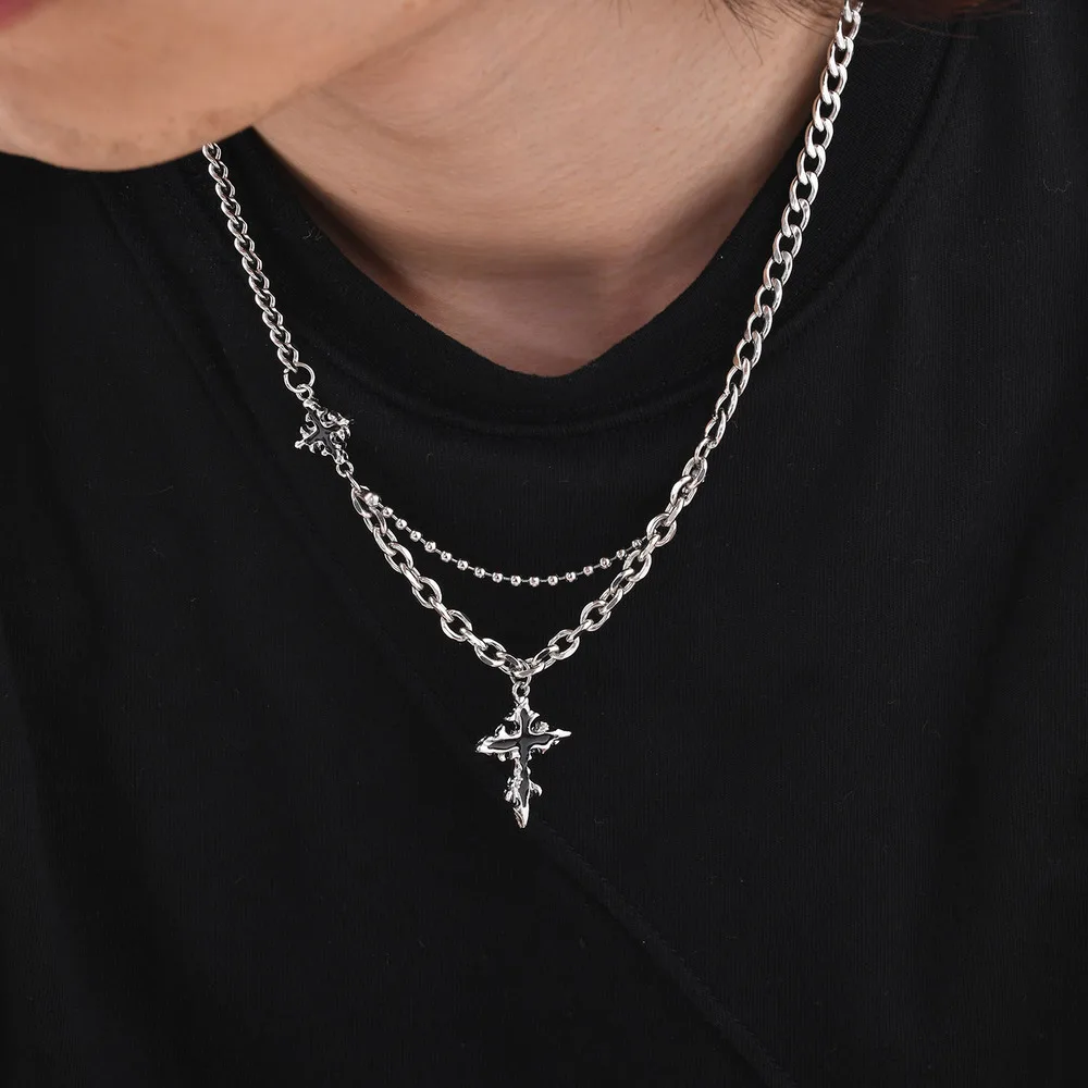 Hip Hop Cross Neckl…