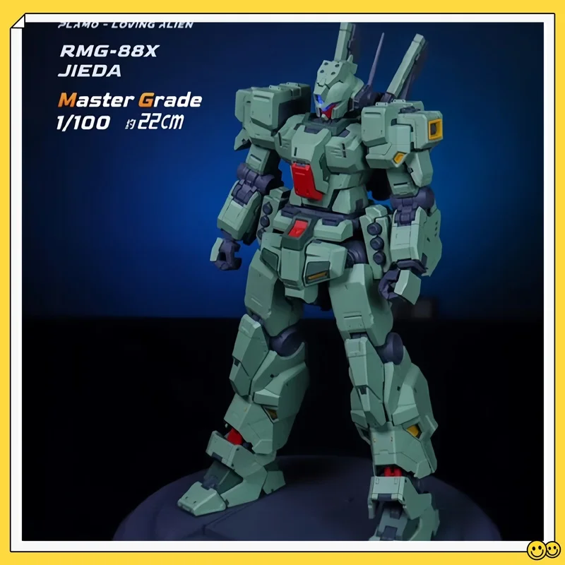 

In Stock Original 1/100 Scale Jiaolao Xingren Series Jeda Rgm-88x Assembly Model Desktop Decoration Action Figure Toys Gifts