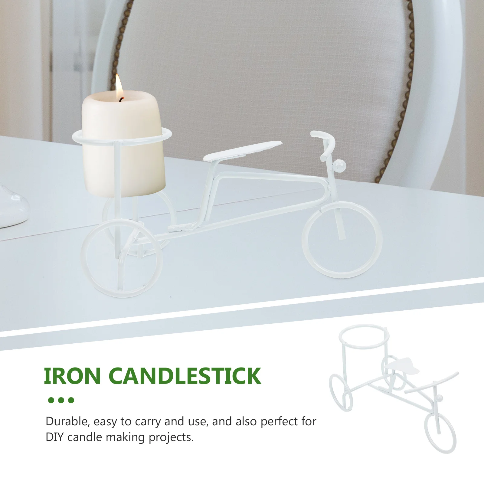 

1pcs Bike Holder Container For Diy Making Mini Candlestick Home Wedding Rack Party Decor Mini Candlestick Craft