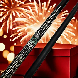 High-Quality Carbon Fiber Pool Cue Stick with 13mm Leather Tip and Stainless Steel Joint - Durable and Stylish Cue for Professio