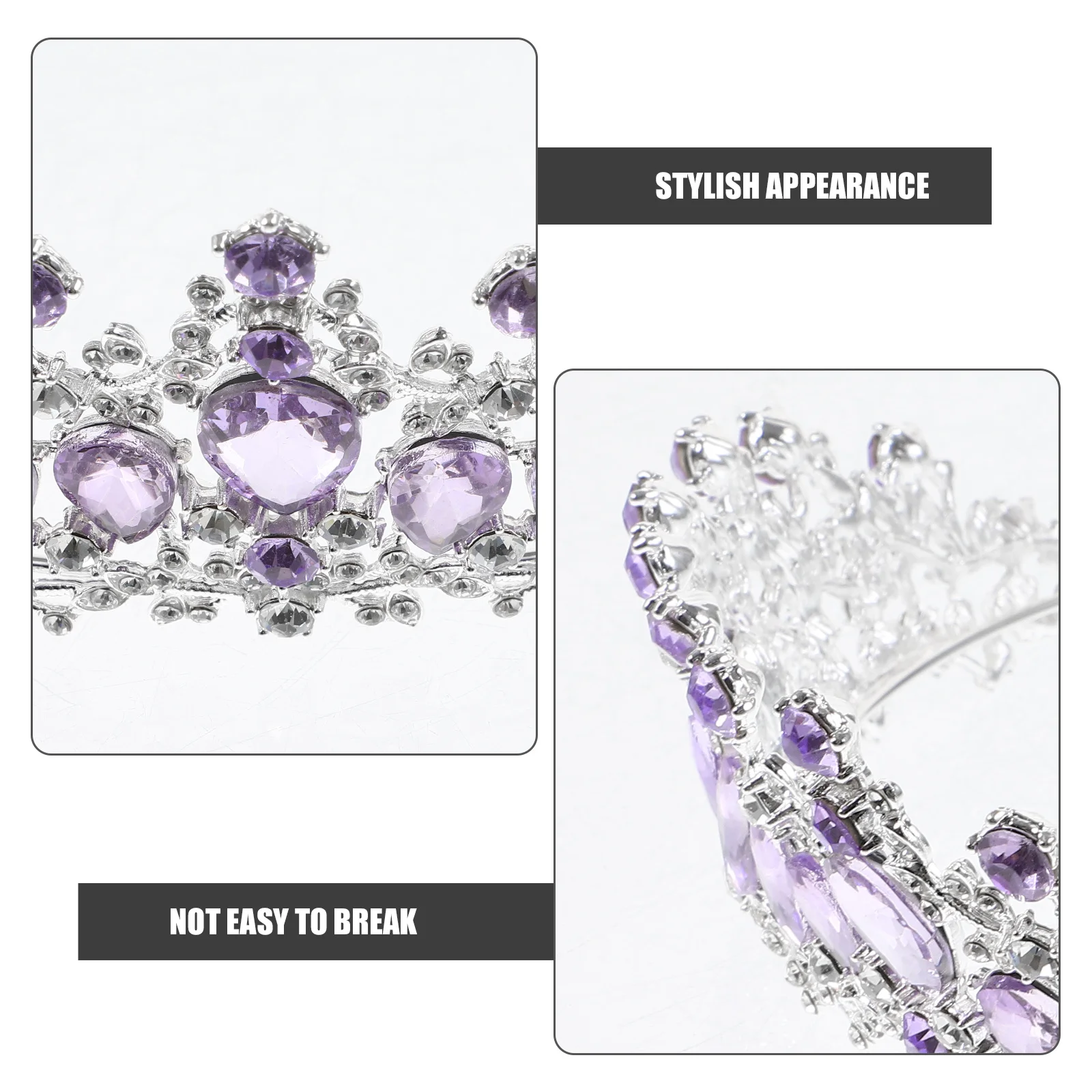 

Bride Tiara Rhinestone Crown Delicate Wedding Bridal Headpiece Party Birthday Elegant Wedding Tiara for Women Bride Fairy Crown