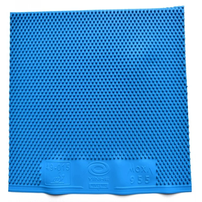 YINHE 955 Cured Table Tennis Rubber Green Blue Long Pimples OX Medium Particles 955 Ping Pong Without Sponge Rubber Anti-spin image 4