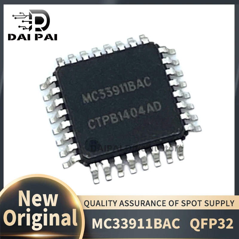 (5-20piece) 100% New original MC33911BAC MC33911 SC33911BAC QFP-32 Chipset