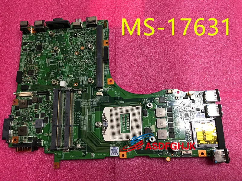 Original FOR Medion Erazer X7829 LAPTOP MOTHERBOARD GT70 MAINBOARD MS-1763 MS-17631 REV 2.0  Test OK