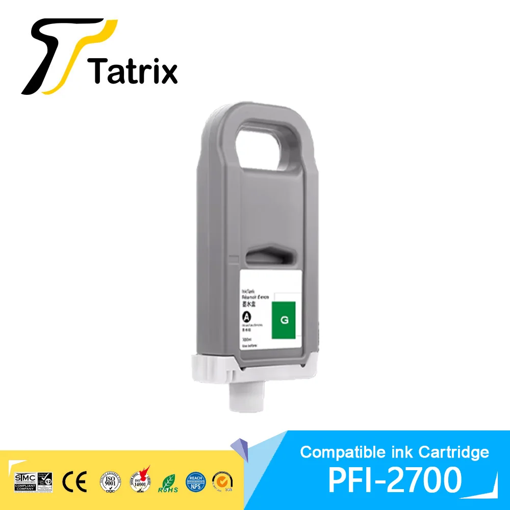 Tatrix PFI 2700 PFI-2700 PFI2700 Premium Color Compatible Ink Cartridge for Canon ImagePROGRAF GP-2000 GP-4000 GP-4600S GP-6600S