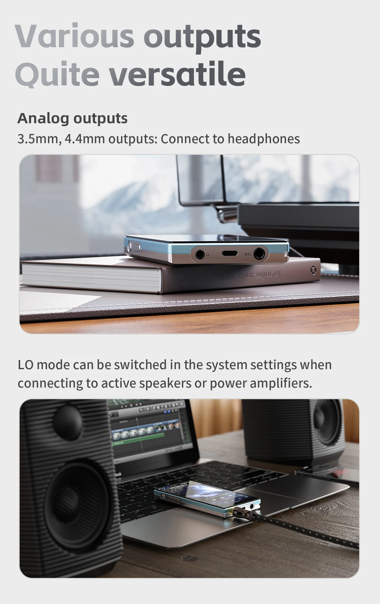 FiiO JM21(3+32GB) Android 13 Hi-Res Music Player MP3 with Snapdragon 680, Bluetooth WiFi USB DAC 12.5H Playtime