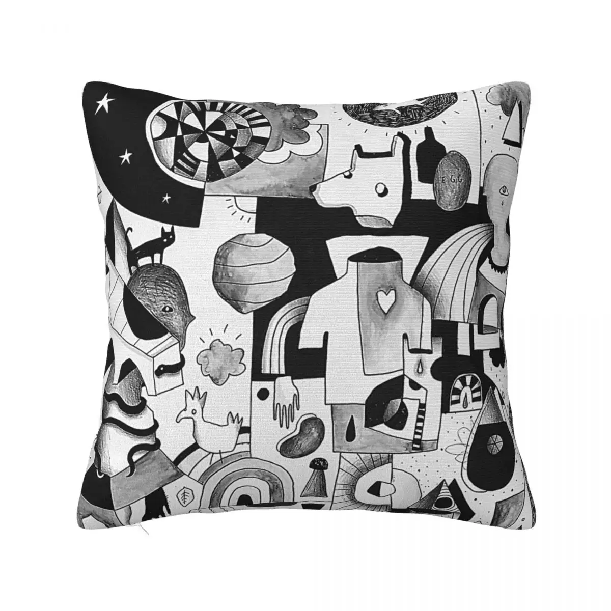 It's High Time We Had An Adventure Outside Of This Room Square Pillow White Square pillow