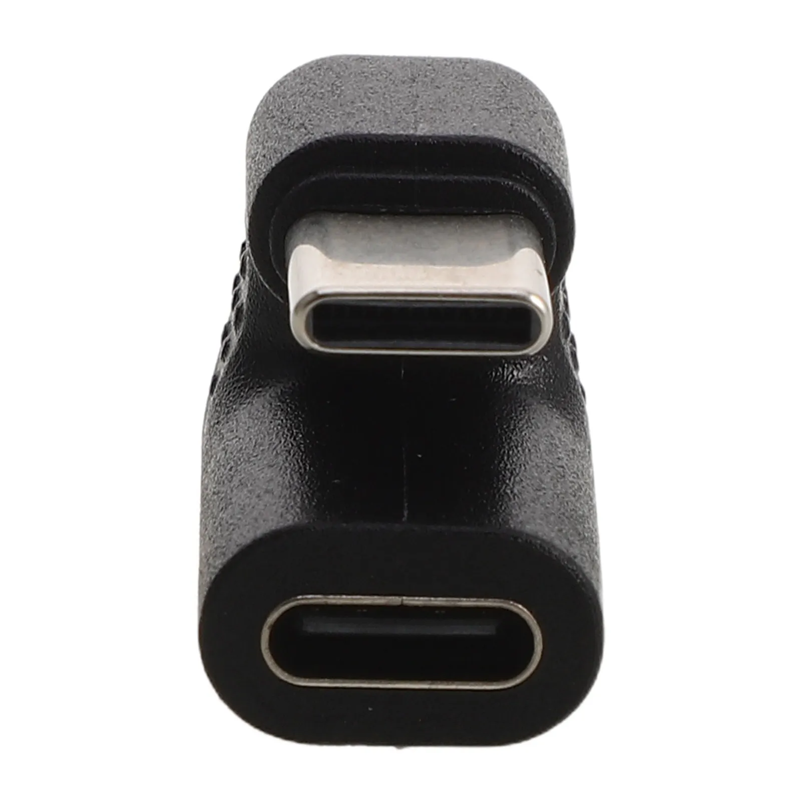 U Shape USB-C Male Female Adapter 180 Degree Angle Extender Fast Charging Converter Laptop Workstation Metal Housing Portable