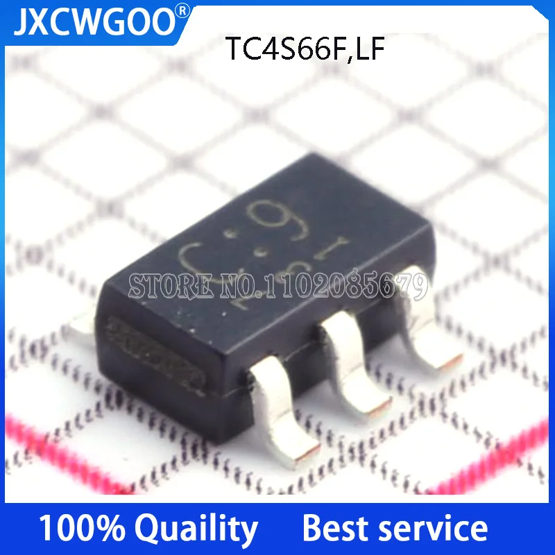 10PCS TC4S66F,LF TC4S66F marking:C:9 SOT-23-5 Analog switch / Multiplexer New Original