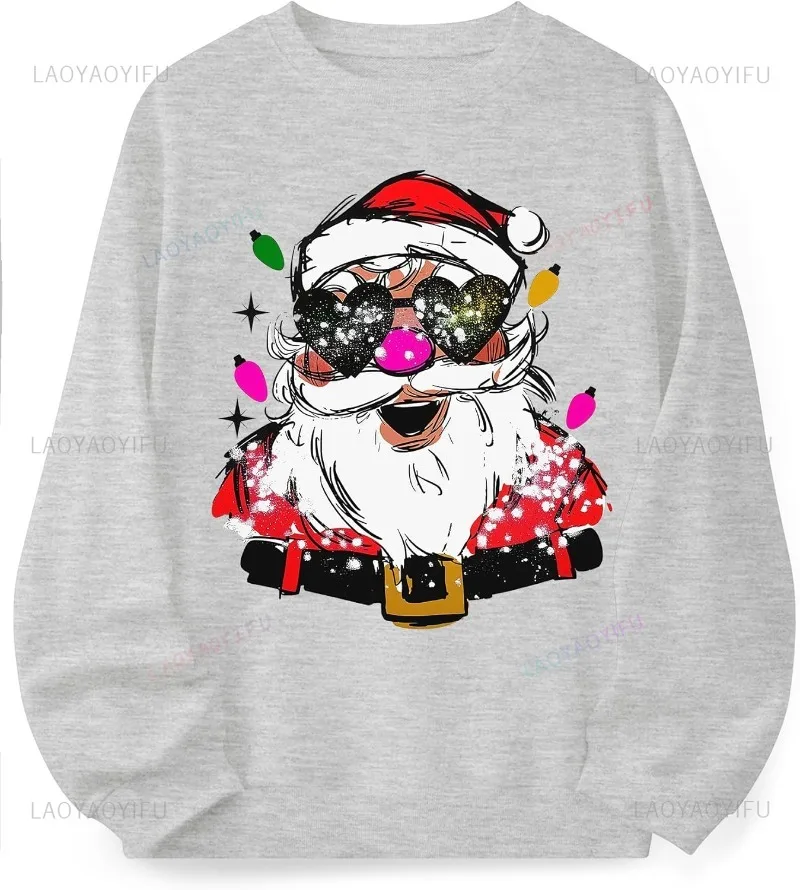 بلوزات عيد الميلاد مضحك عيد الميلاد خمر الجرافيك هوديي لطيف الرنة سانتا شجرة البلوز النساء الملابس رجل الملابس الترويجي #4